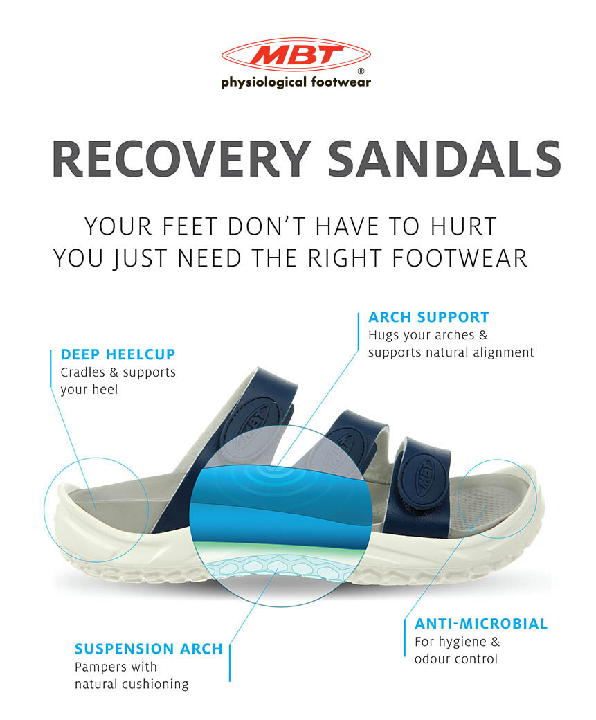 NEW MBT RECOVERY SANDALS